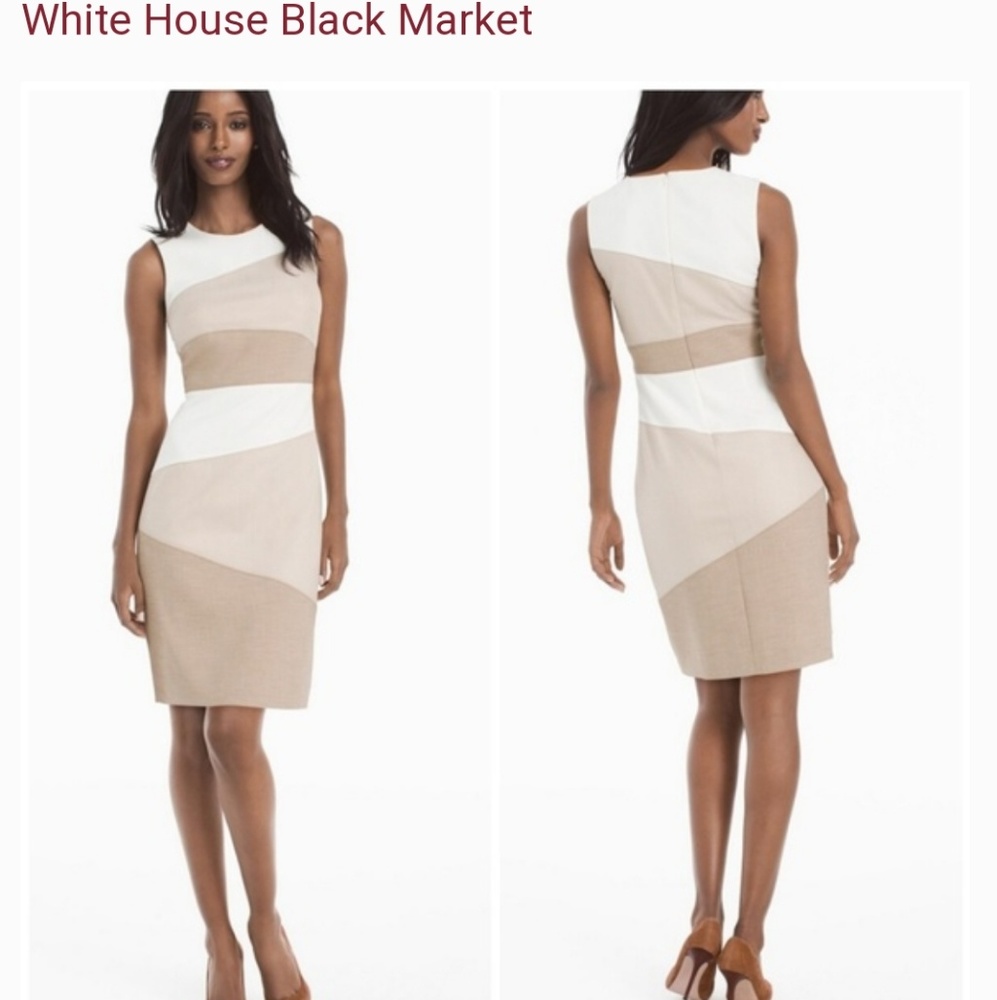 🌺WHBM🌺 BLOCK SHEATH DRESS